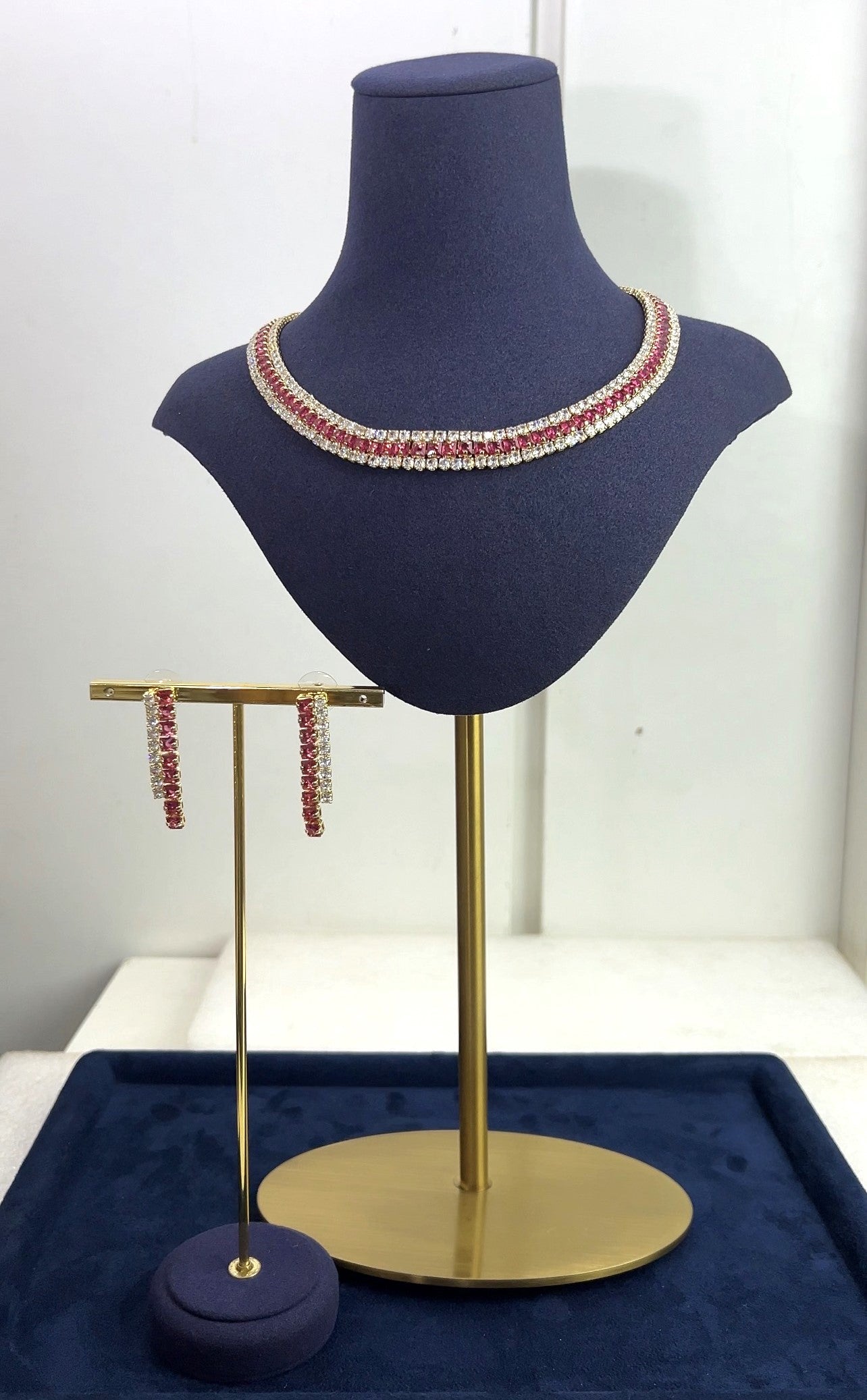 ZIRCONIA WEDDING NECKLACE SET