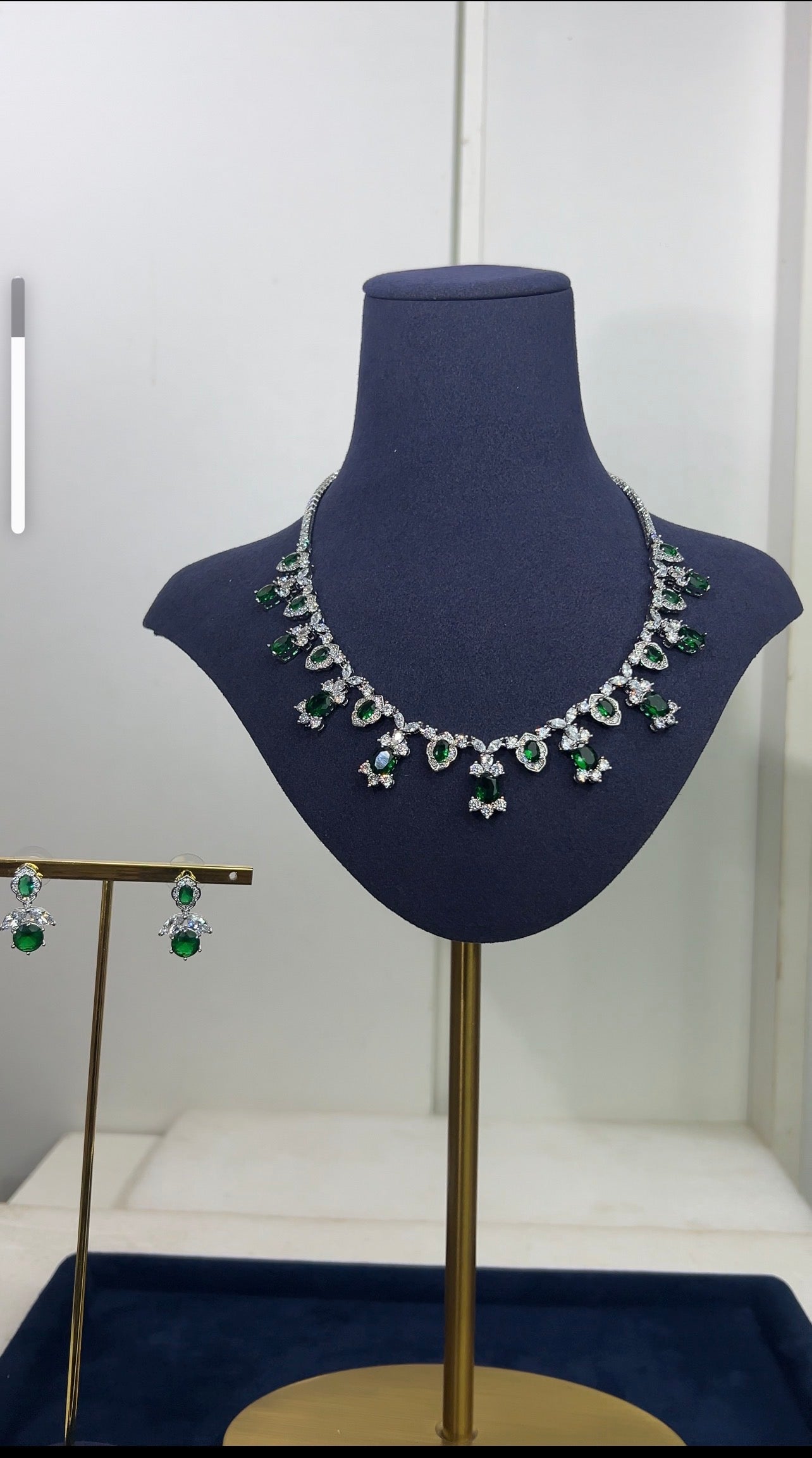 ZIRCONIA WEDDING NECKLACE SET