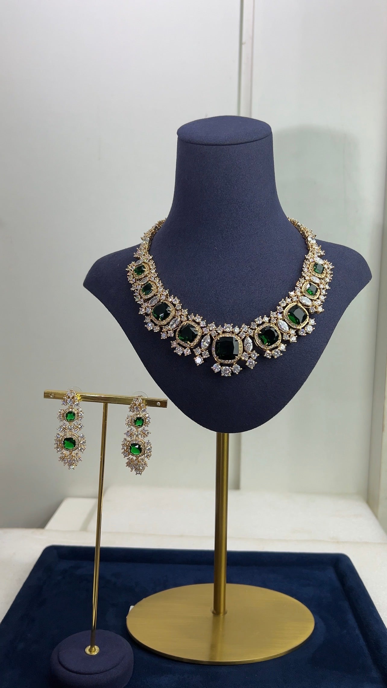 ZIRCONIA WEDDING NECKLACE SET