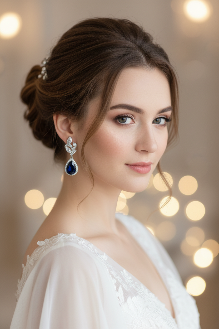 Mini Bridal Earrings