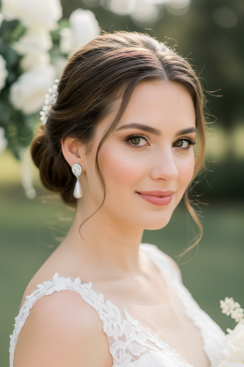 Mini Bridal Earring