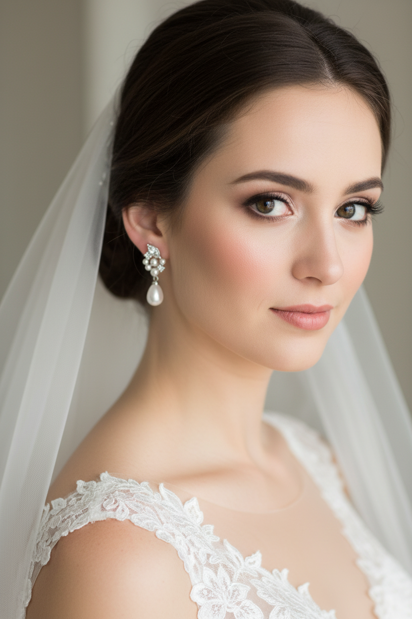 Mini Bridal Earring