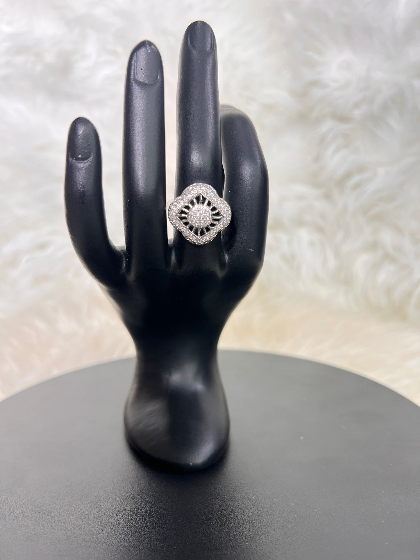 its clean lines and vibrant hues make it a show-stopping standalone piece or the ultimate colorful anchor for your favorite ring stack.