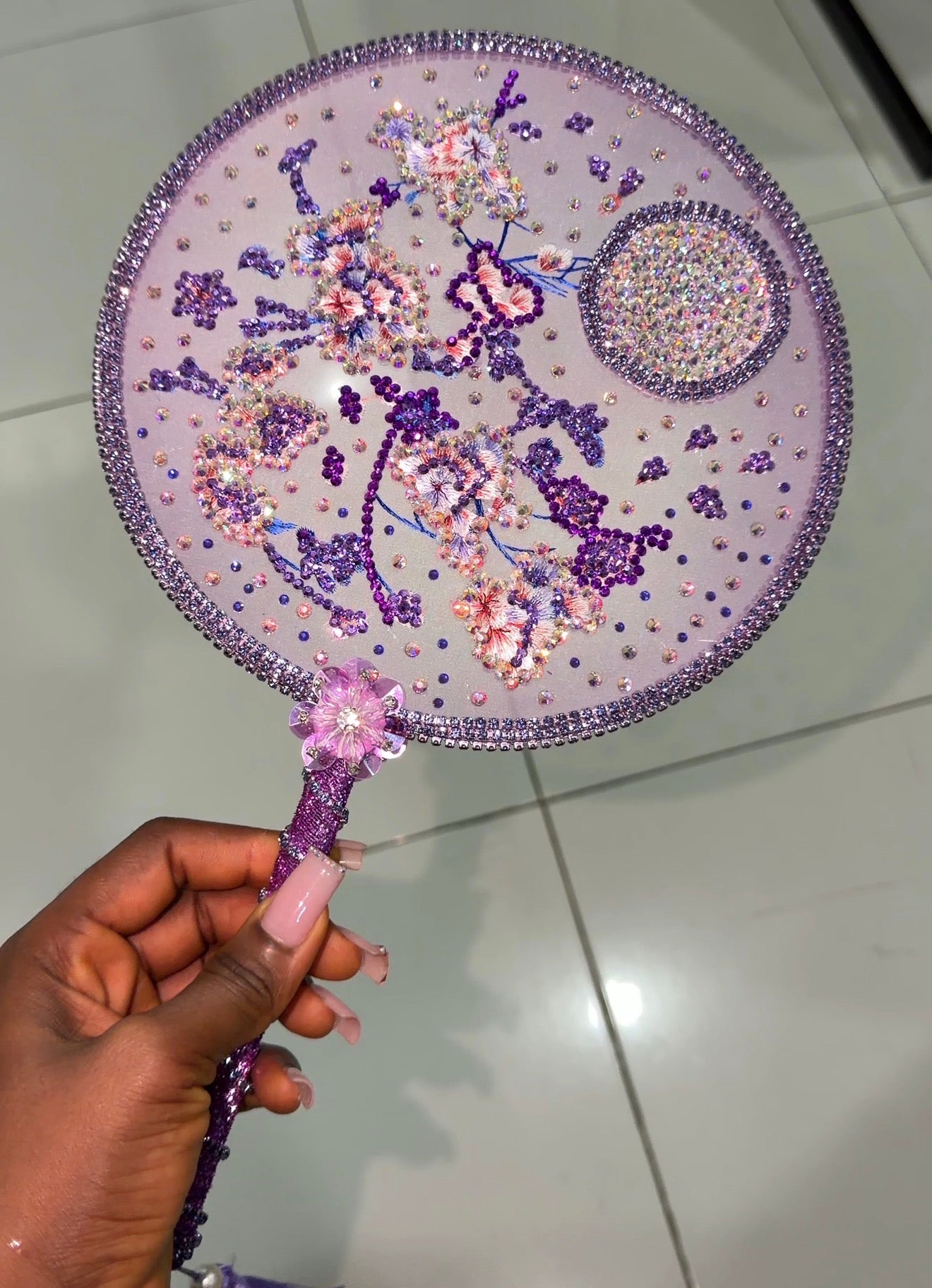 Slimblings bridal handfan