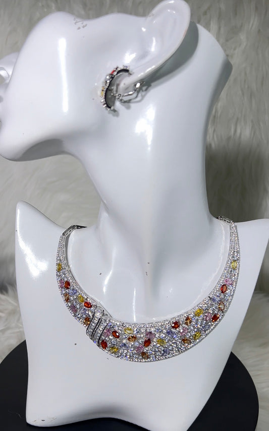 ZIRCONIA NECKLACE SET