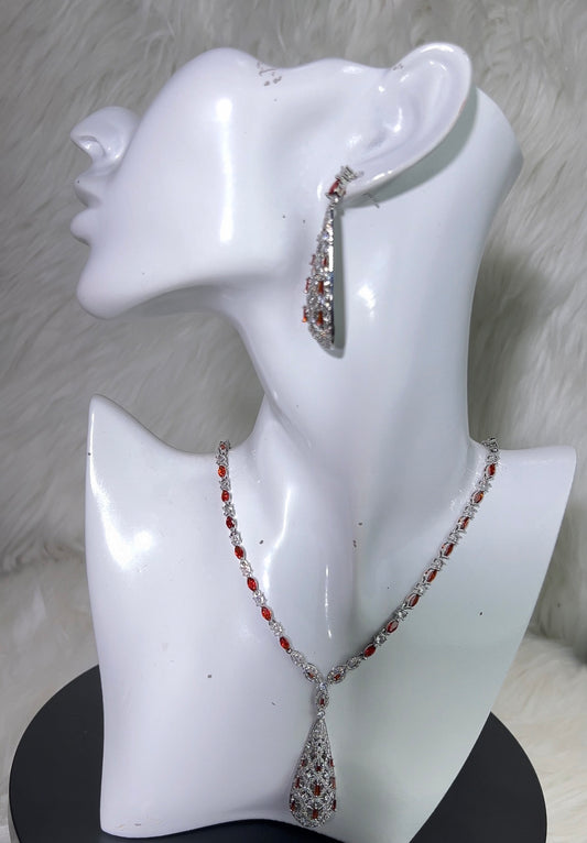 ZIRCONIA NECKLACE SET