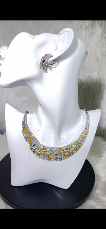 ZIRCONIA NECKLACE SET