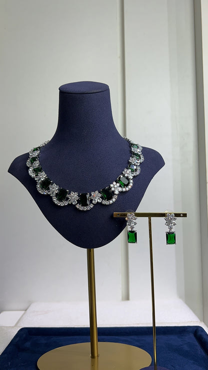 Zirconia Necklace Set
