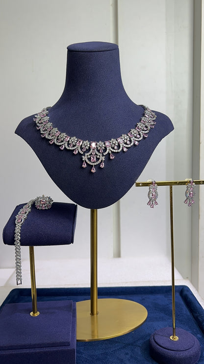 Zirconia Necklace Set