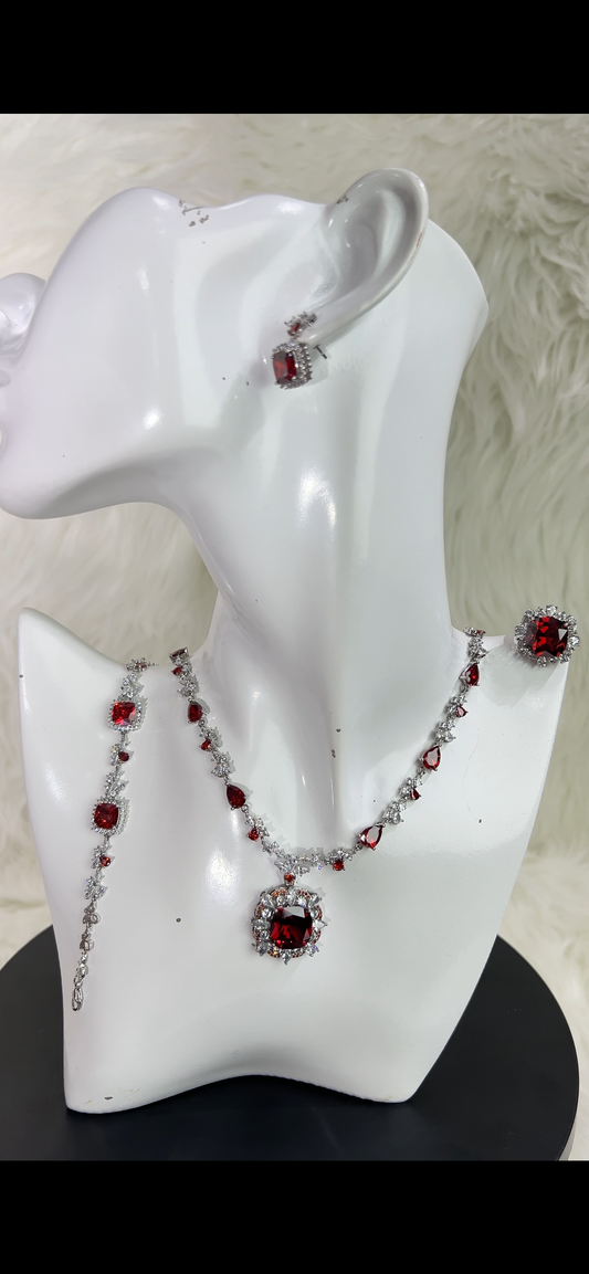 ZIRCONIA NECKLACE SET