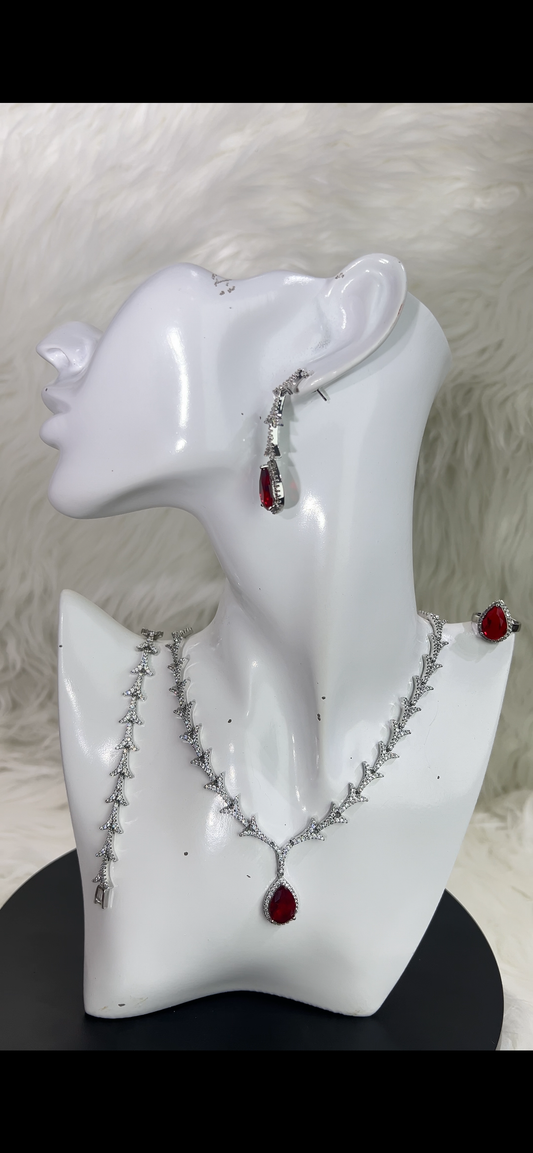 ZIRCONIA NECKLACE SET