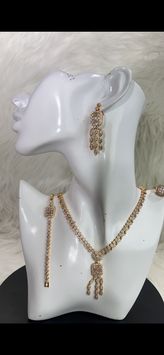 ZIRCONIA NECKLACE SET