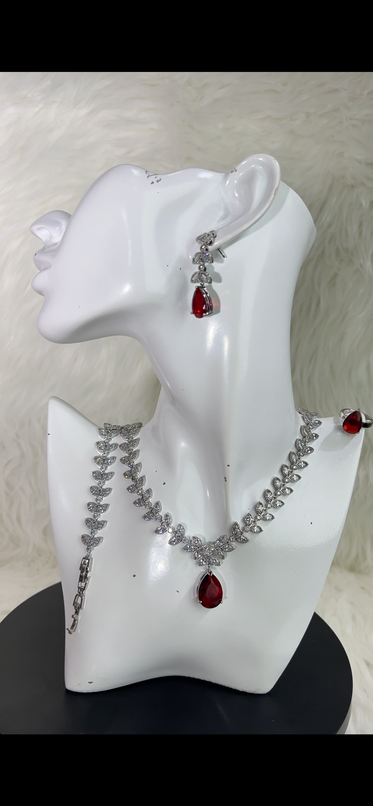 ZIRCONIA NECKLACE SET