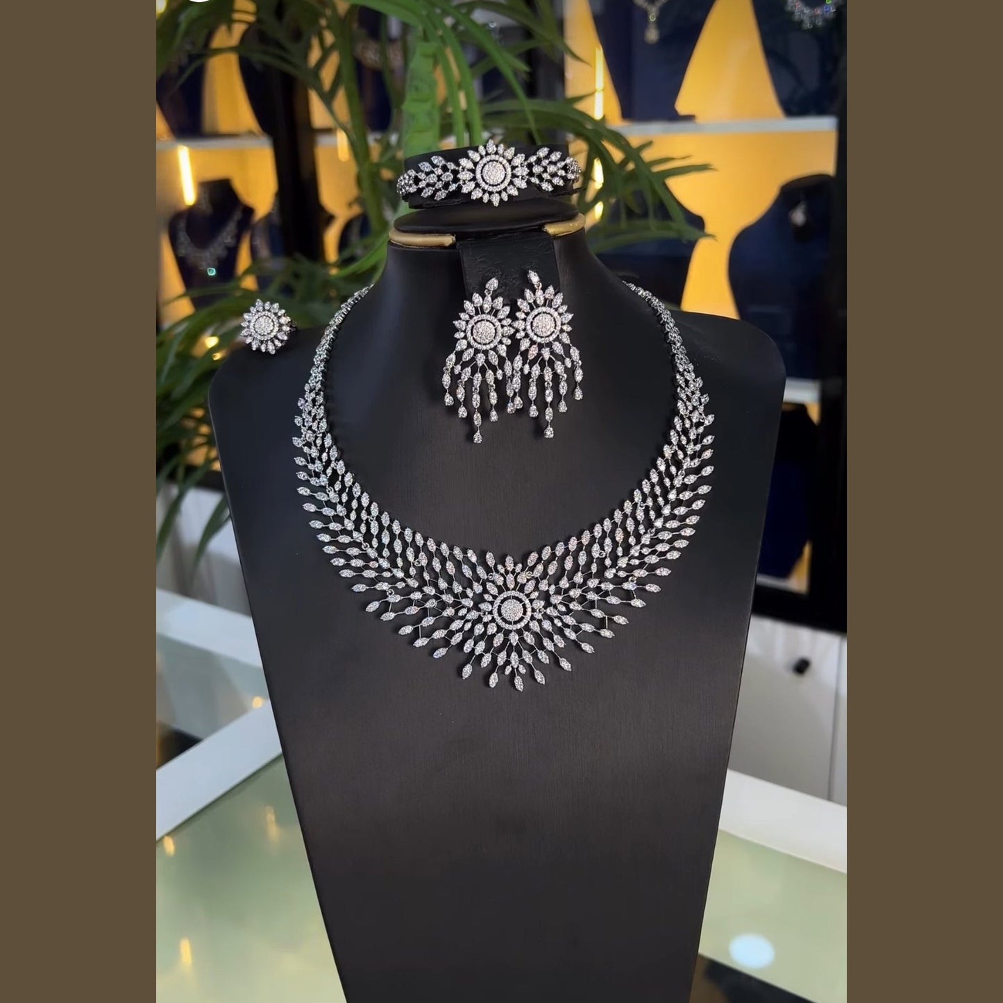 Zirconia wedding jewelry