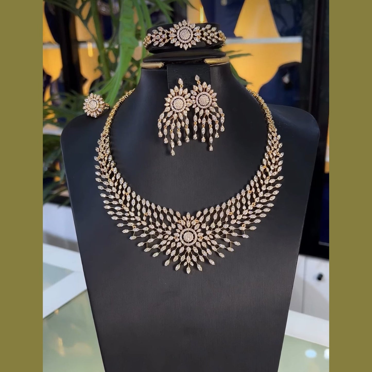 Zirconia wedding jewelry