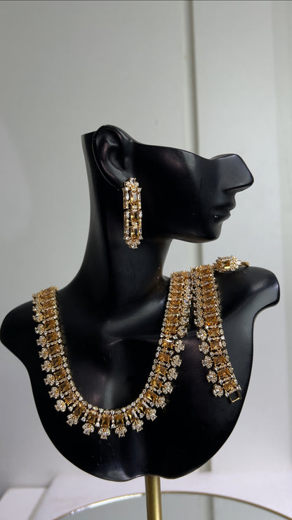 Zirconia Necklace Set