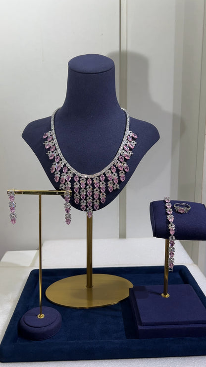 Zirconia Necklace Set