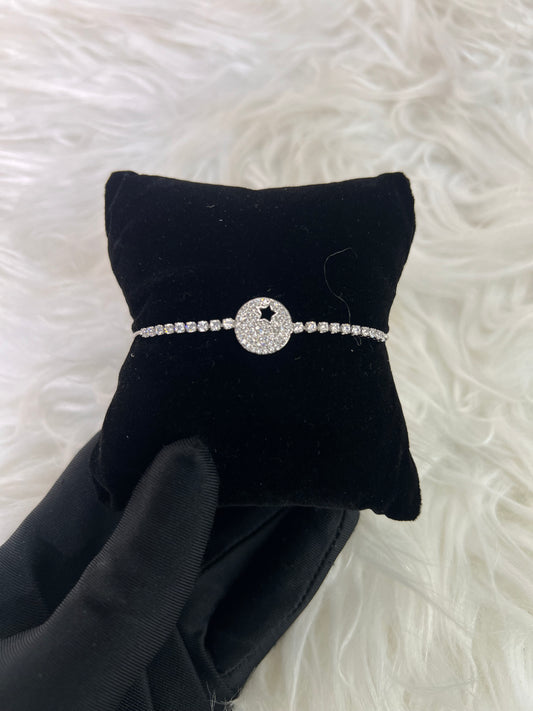 Designed for versatile everyday wear or special occasions, this piece offers a refined astronomical aesthetic that complements both minimal and elaborate wristwear stacks.