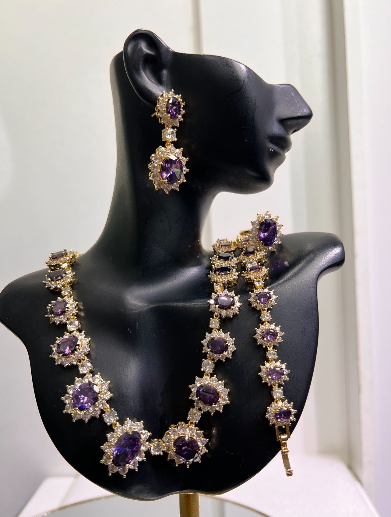 Zirconia Necklace Set