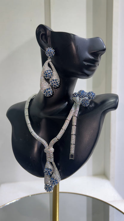Zirconia Necklace Set