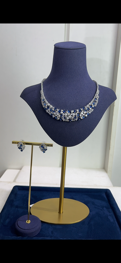 Zirconia wedding necklace