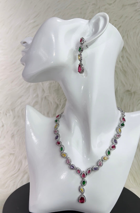 ZIRCONIA NECKLACE SET