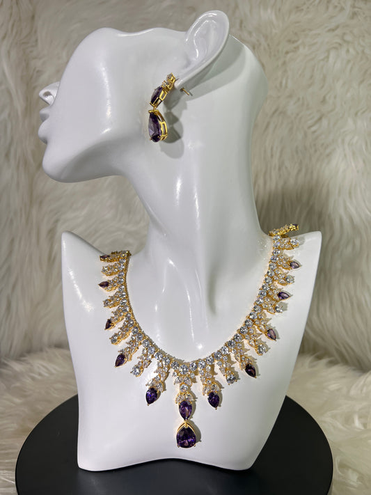 ZIRCONIA NECKLACE SET