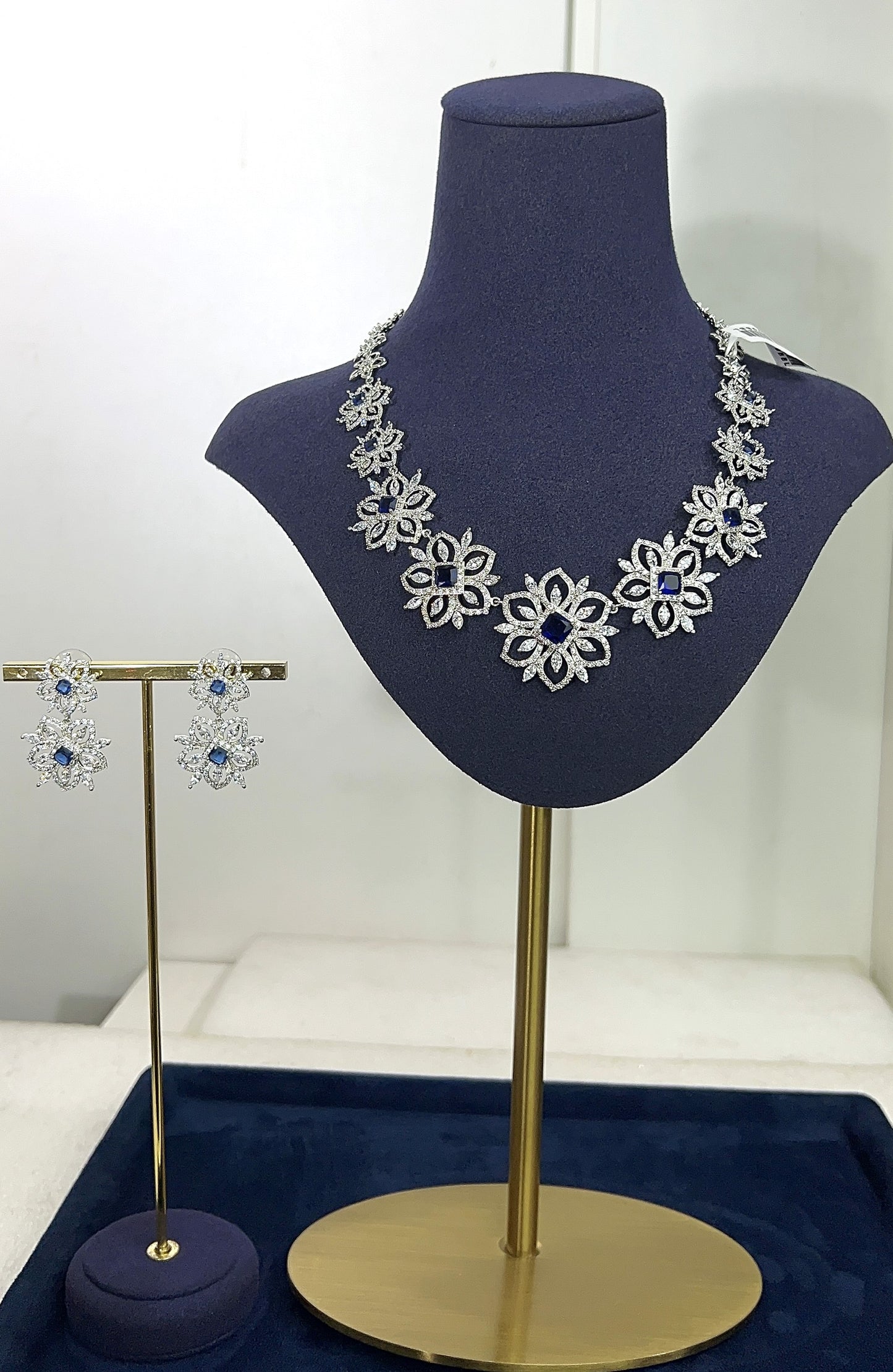 ZIRCONIA WEDDING NECKLACE SET