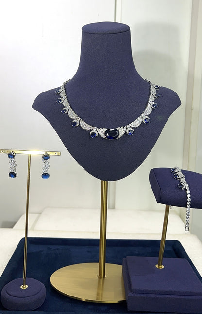 ZIRCONIA WEDDING NECKLACE SET