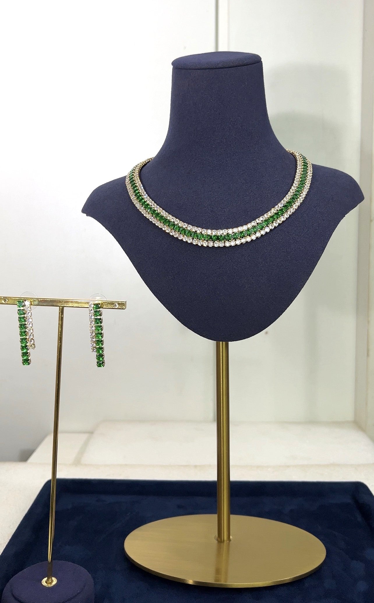 ZIRCONIA WEDDING NECKLACE SET