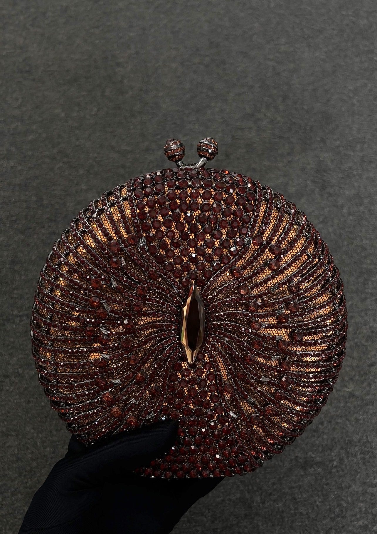 Decorative handbag with intricate design 