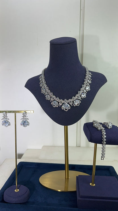 ZIRCONIA NECKLACE SET
