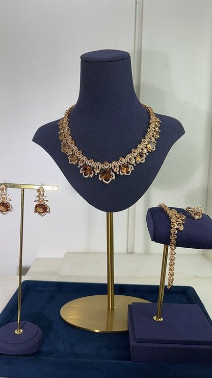 ZIRCONIA NECKLACE SET
