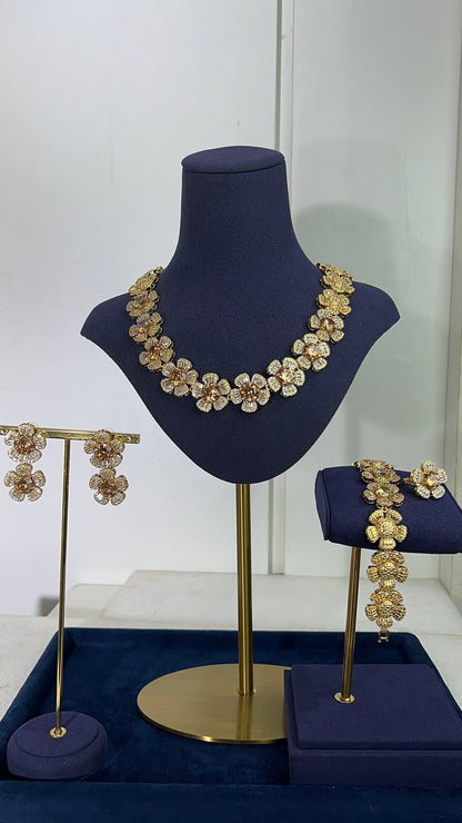 ZIRCONIA NECKLACE SET