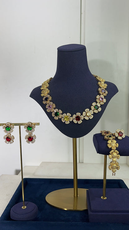 ZIRCONIA NECKLACE SET