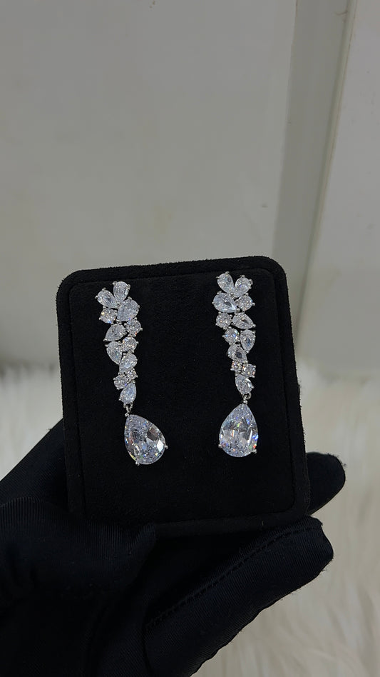 Ideal for brides looking for that perfect touch of wedding-day sparkle, bridal parties, or black-tie galas, these earrings offer a luxurious weight and diamond-like fire while remaining exceptionally comfortable to wear all through the night.