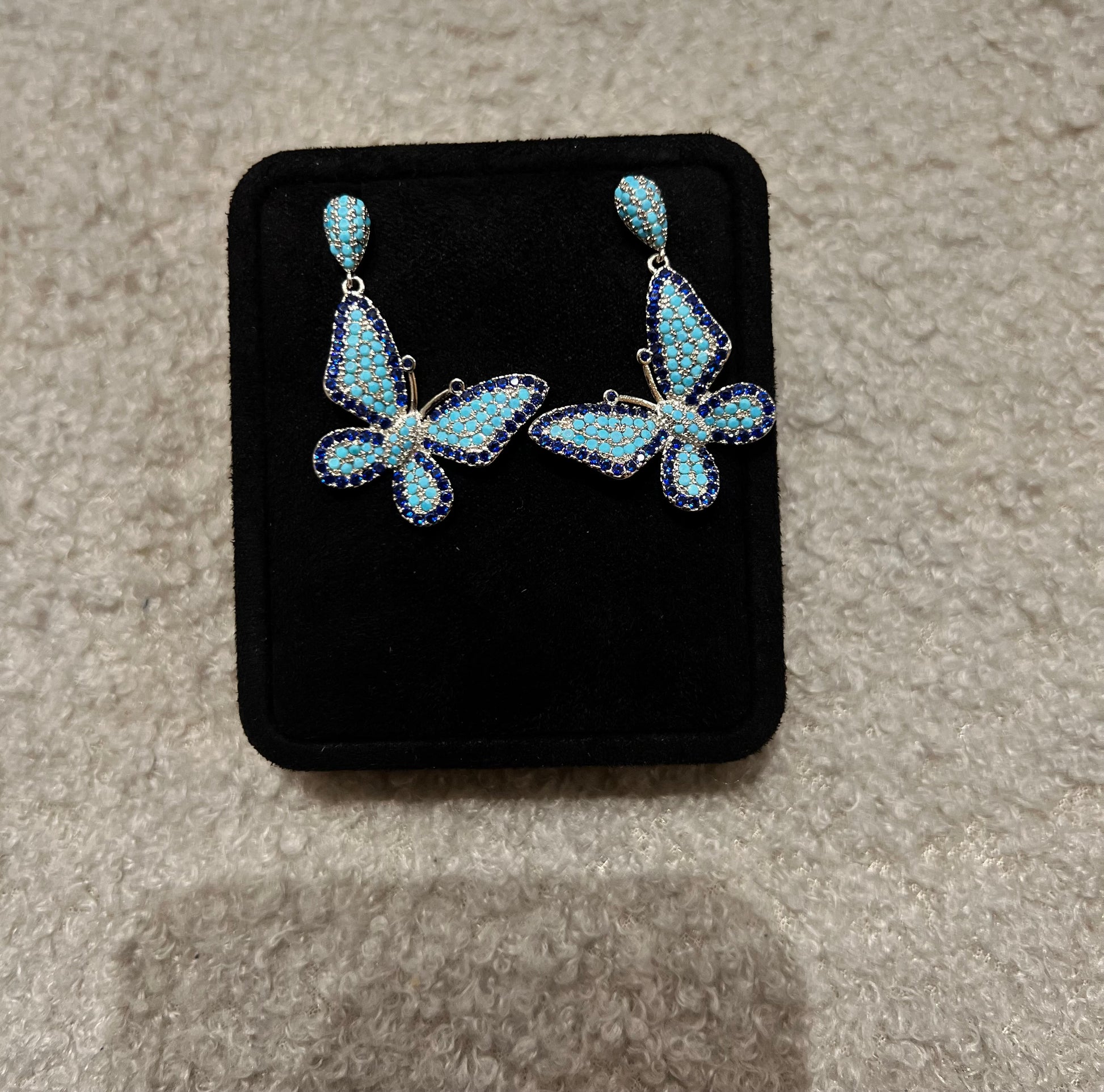 Butterfly-shaped earrings