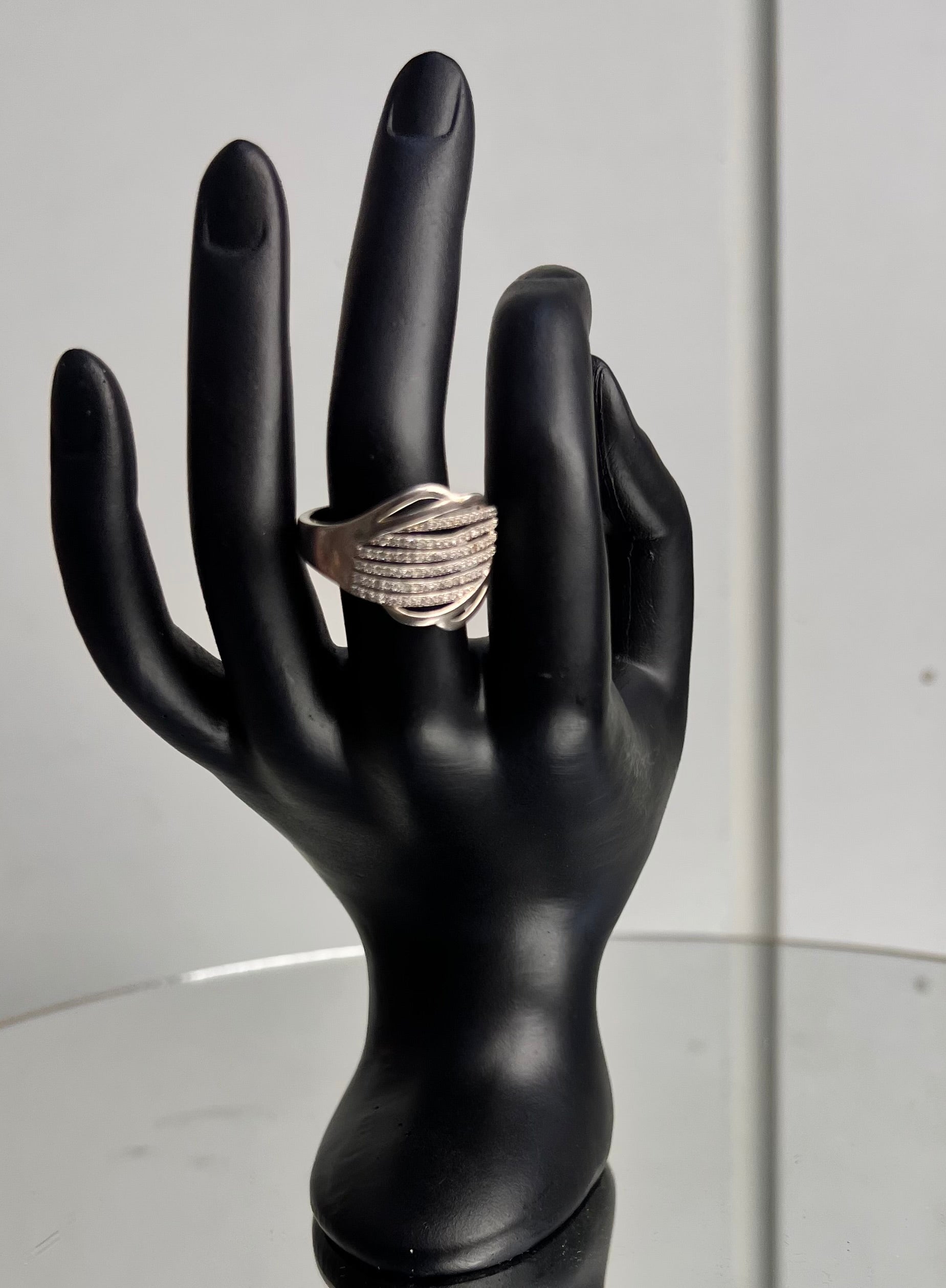 The inside of the ring is polished and smooth, ensuring it glides on easily and fits comfortably all day long.