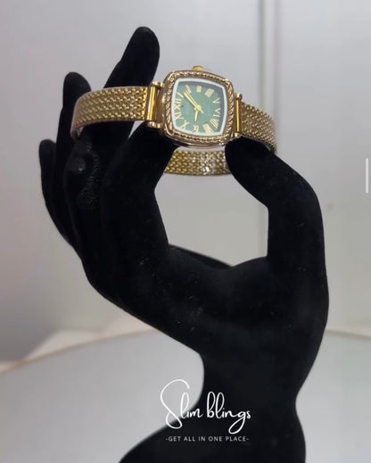 A flexible, ultra-smooth metal mesh band designed to sit comfortably on the wrist all day