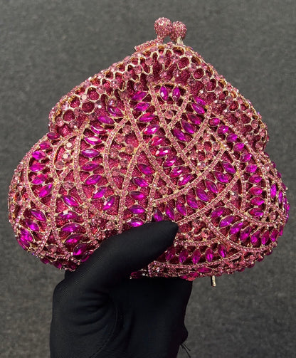 this exquisite evening bag adds a fairy-tale touch of luxury to bridal looks, galas, and milestone celebrations.