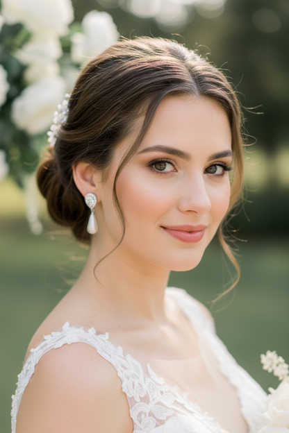 Mini Bridal Earring
