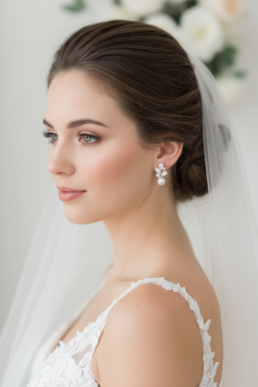 Mini Bridal Earring