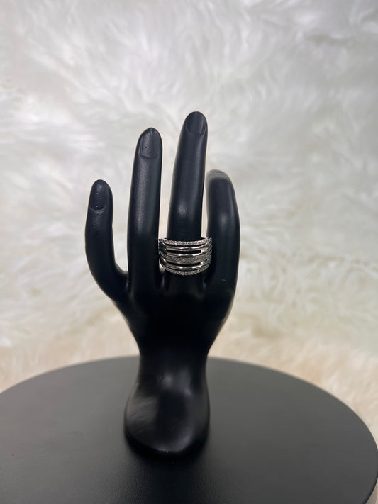 Whether paired with a chic cocktail dress or used to add sparkle to a modern bridal look, this versatile piece is a contemporary wardrobe essential.