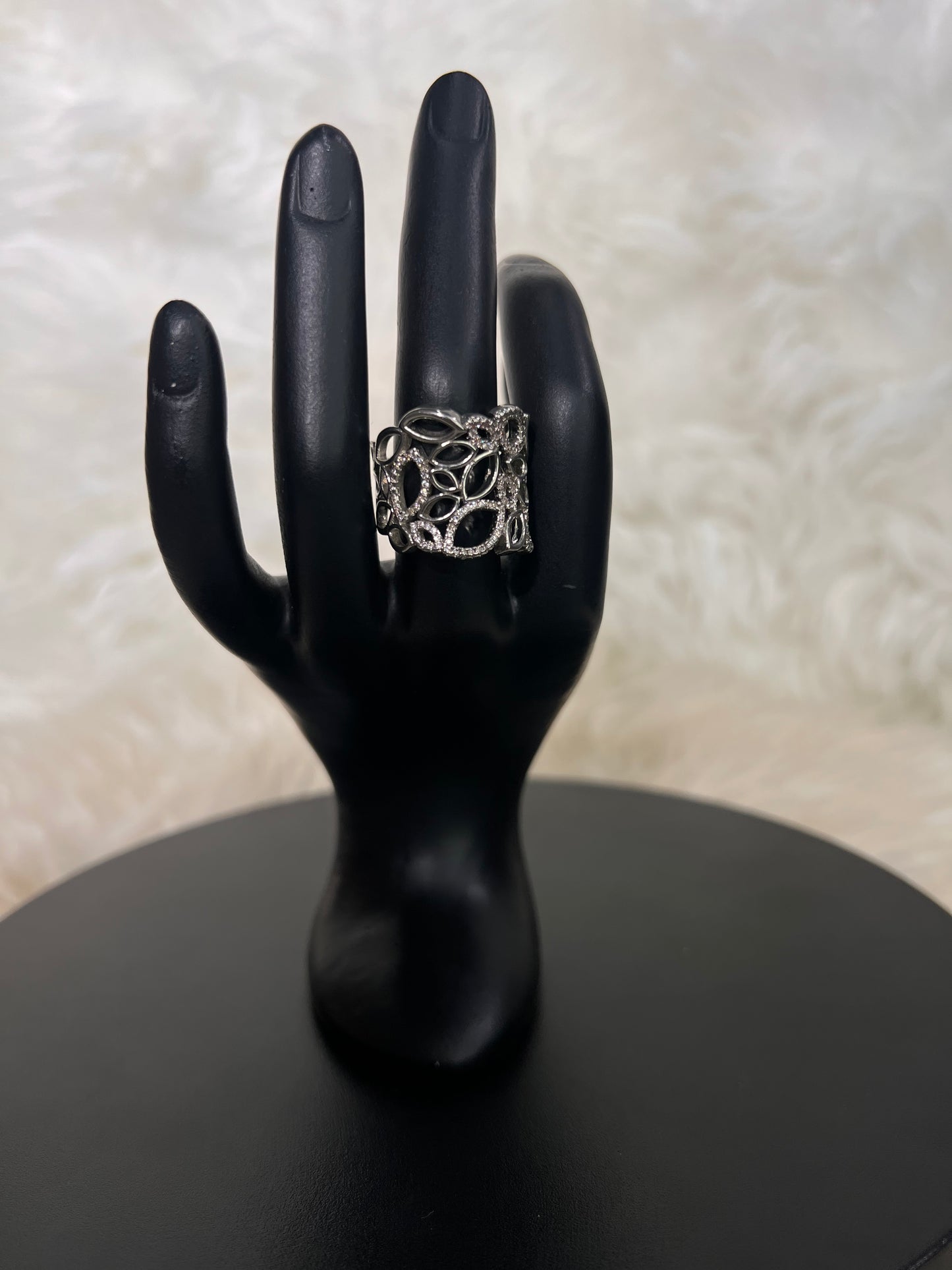 Effortlessly romantic and modern, it adds a polished touch of couture to any bridal or formal wardrobe.