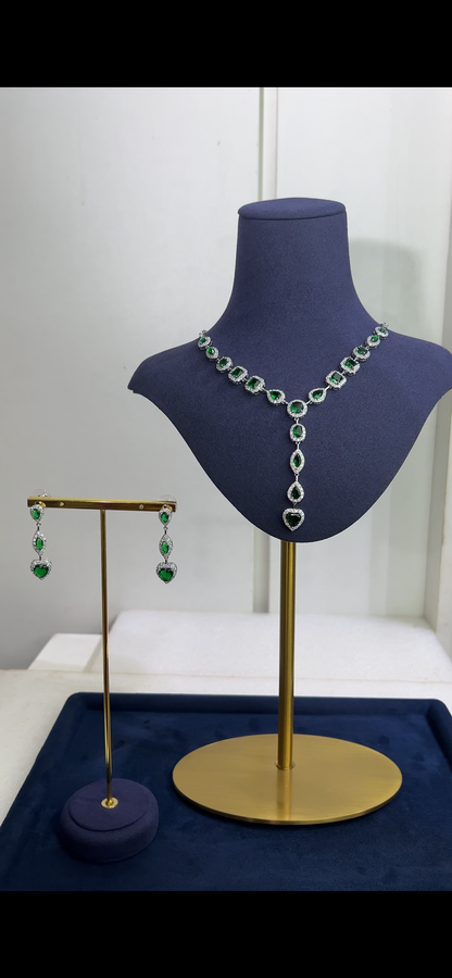 zirconia wedding necklace